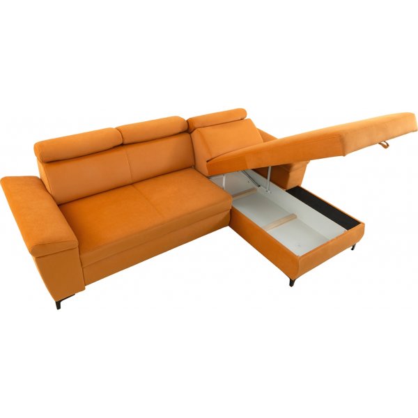 Santi Schlafsofa rechts - Orange