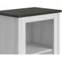 Salvador Vitrine - Wei/Schwarz/Glas