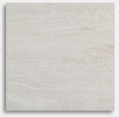 Couchtisch 90x90 cm - Mattmessing / Travertinstein