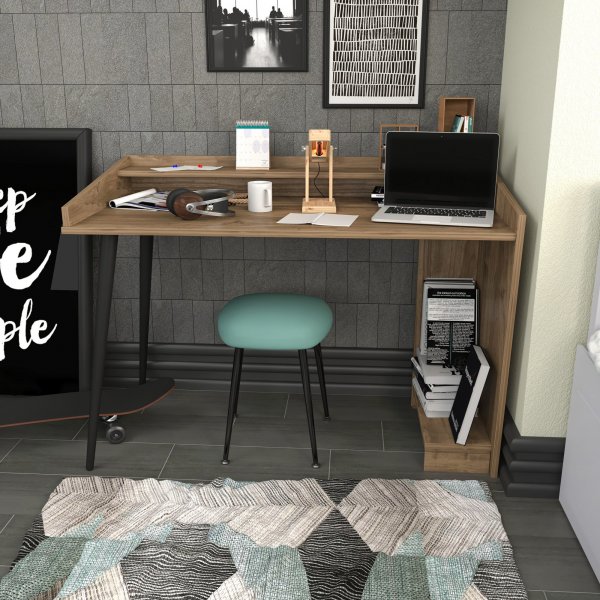 Vanessa Schreibtisch 121,8 x 59 cm - Nussbaum Vanessa Schreibtisch 121,8 x 59 cm - Nussbaum