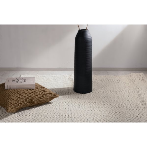 Wollteppich Penelope - Beige Wolle Wollteppich Penelope - Beige Wolle