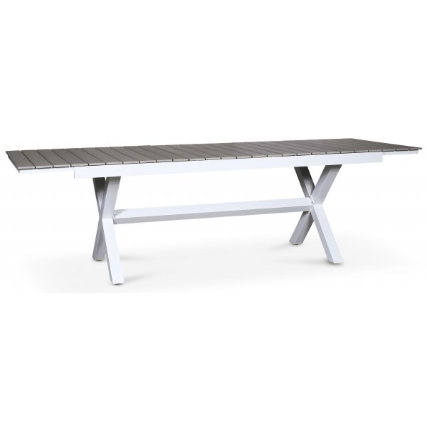 Bologna Esstisch 200-240 cm - Wei / Grau (Aintwood)