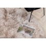 Knpfteppich Elena - Champagnerfarbener Polyester