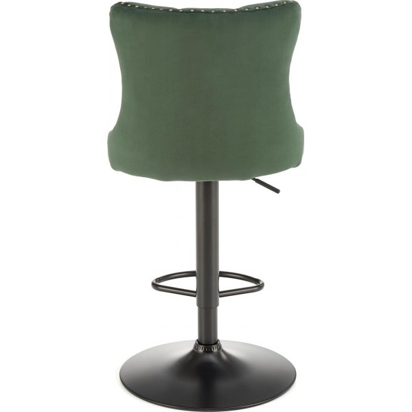 Barhocker dunkelgrn mit Gasdruckfeder