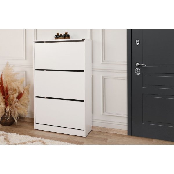 Shock Schuhschrank 3 - Weiß Shock Schuhschrank 3 - Weiß