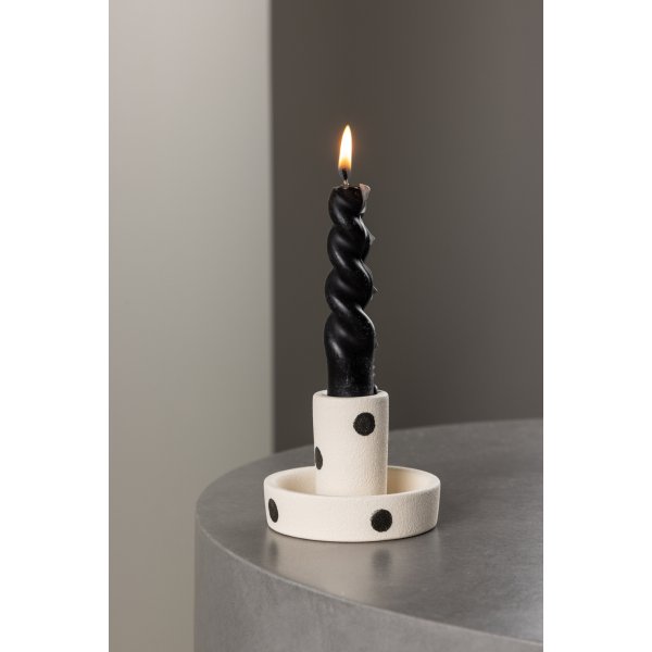Ceco Kerzenhalter - Schwarz/Weiß Ceco Kerzenhalter - Schwarz/Weiß