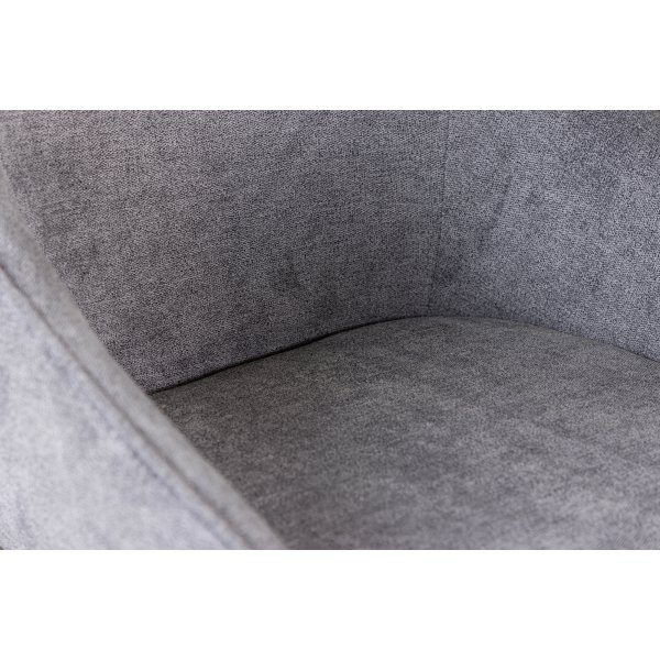 Rosie Esszimmerstuhl - Grau/Schwarz