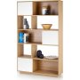 Desert Bcherregal 110 cm - Eiche/wei