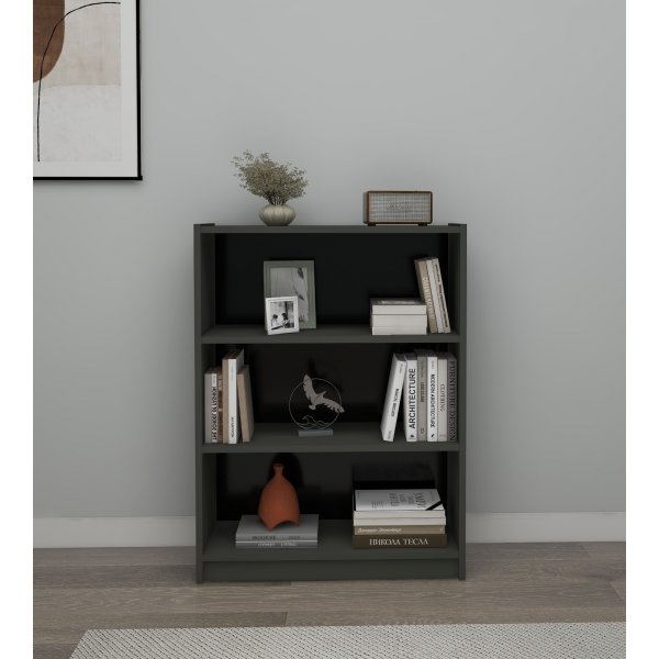 Bücherregal für den Urlaub - Dunkelgrau Bücherregal für den Urlaub - Dunkelgrau