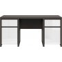 Kaspischer Schreibtisch 160 x 65 cm - Wenge/Wei