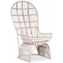 Mandarin Pfau Stuhl - Whitewash