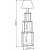 Tower Stehlampe - Anthrazit/Beige