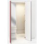 Jacklyn Kleiderschrank - Wei/Graphit - Links