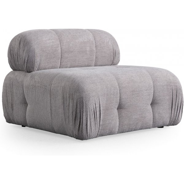 Petite 3-Sitzer-Sofa - Hellgrau