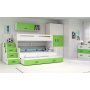 Max Etagenbett mit Zustellbett 120 x 200 cm - Beliebige Farbe