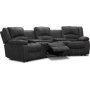 Kensington elektrisches 3-Sitzer-Sofa mit verstellbarer Kopfsttze - Grau