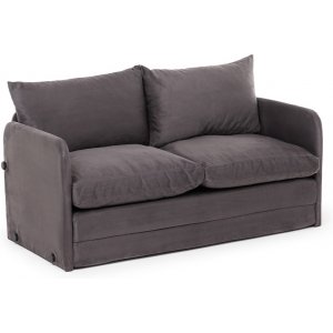 Saga 2-Sitzer-Schlafsofa - Grau