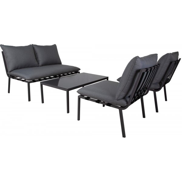 Online-Lounge-Gruppe - Grau