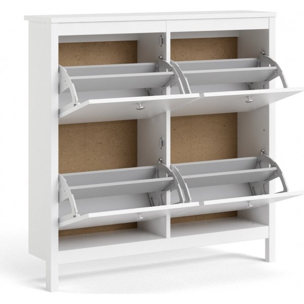 Schuhschrank Madrid - Weiß Schuhschrank Madrid - Weiß