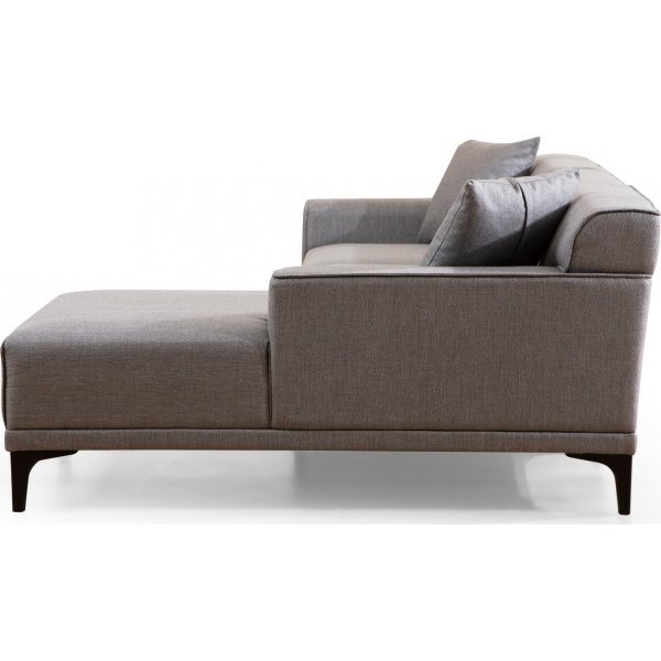 Diwansofa Petra - Hellgrau