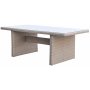 Gartengruppe: 6 Sthle und Tisch 200 x 100 cm Rattan - Hampton/Mercury