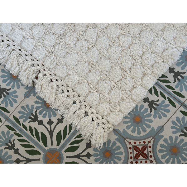 Molto Badezimmerteppich 60 x 90 cm - Creme Molto Badezimmerteppich 60 x 90 cm - Creme