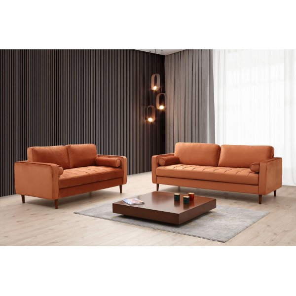 Rome 2-Sitzer-Sofa - Orange