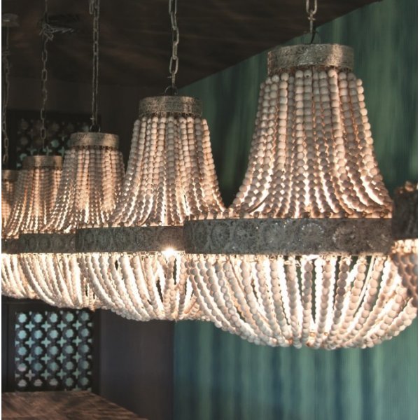 Ball Licht Signum Deckenleuchte - (leichte Holzkugeln)