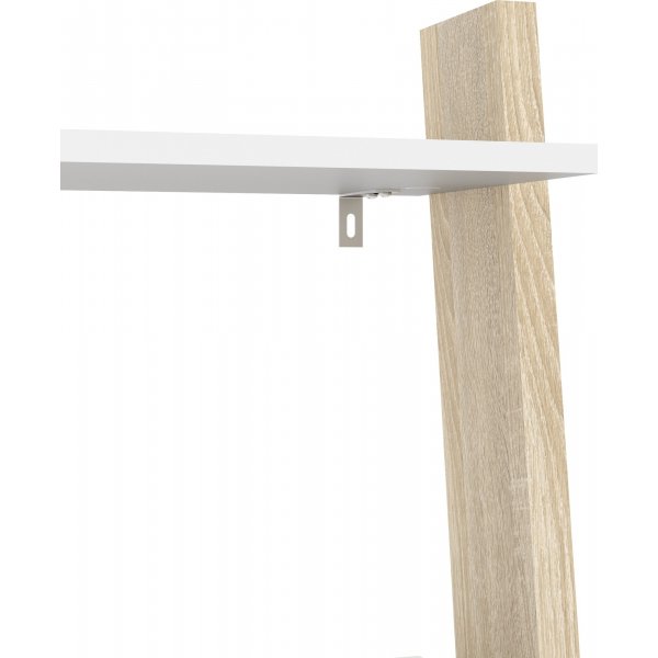 Oslo Stufenregal - Wei/Eiche