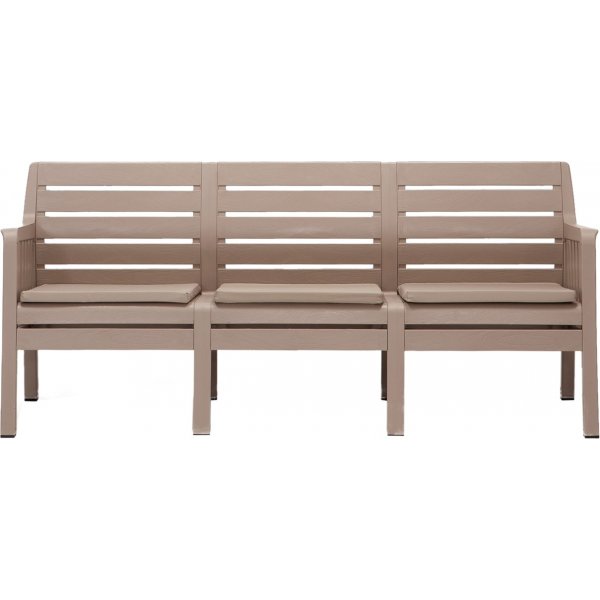 Lara 3-Sitzer-Sofa - Cappuccino Lara 3-Sitzer-Sofa - Cappuccino