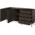 Piedmont-Sideboard - Portland-Esche/Schwarz