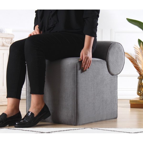 Linburg Hocker - Grau Linburg Hocker - Grau