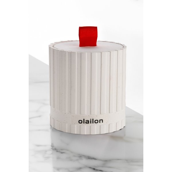 Sutun-Duftkerze - Weiß/Rot Sutun-Duftkerze - Weiß/Rot