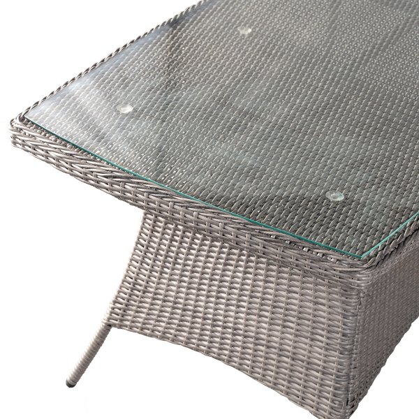 Gartenmöbelgruppe California hohe Rückenlehne mit Liege (3+1+1) - Synthetisches Rattan grau Gartenmöbelgruppe California hohe Rückenlehne mit Liege (3+1+1) - Synthetisches Rattan grau