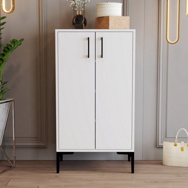 Prager Schuhschrank - Weiß Prager Schuhschrank - Weiß