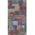 Patchwork-Patchwork-Teppich Mehrfarbig - 80 x 300 cm