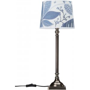 Margot Tischlampe - Antiksilber/Blau - 50 cm