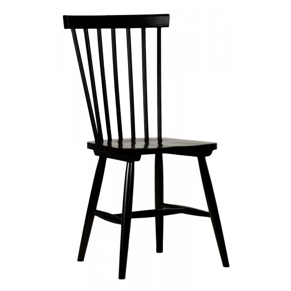 Rosvik Essgruppe grauer, runder Tisch mit 4 schwarzen Karl Sprossenstühlen - grau / schwarz + 3.00 x Möbelfüße Rosvik Essgruppe grauer, runder Tisch mit 4 schwarzen Karl Sprossenstühlen - grau / schwarz + 3.00 x Möbelfüße