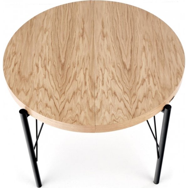 Dante Esstisch 100-300 cm - Eiche/Schwarz