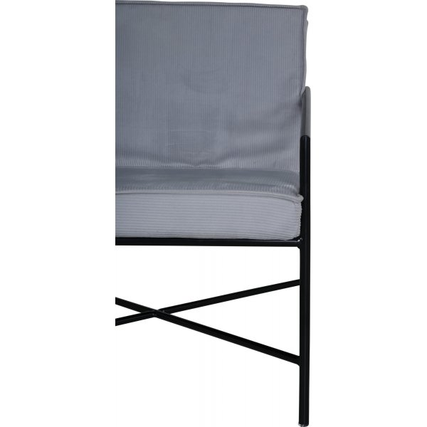 Sessel Tetra - Grauer Kordsamt Sessel Tetra - Grauer Kordsamt