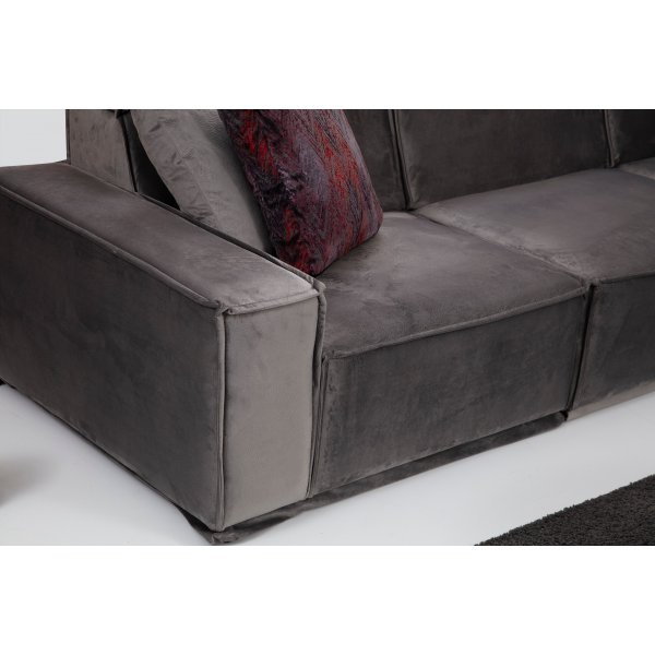 Lego 2-Sitzer-Sofa - Grau