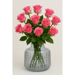 Vase Circle H19 cm - Klar Vase Circle H19 cm - Klar
