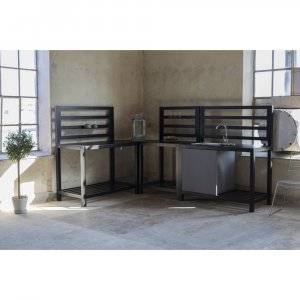 Outdoorküche Lackö komplett mit Einbauspüle Outdoorküche Lackö komplett mit Einbauspüle