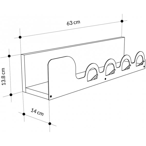 Liora Kleiderbgel - Eiche
