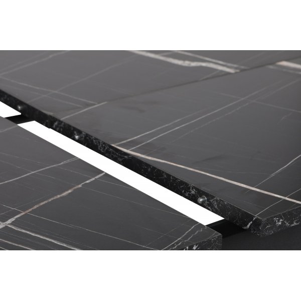 Silva Esstisch 120-187 x 74 cm - Schwarz Silva Esstisch 120-187 x 74 cm - Schwarz