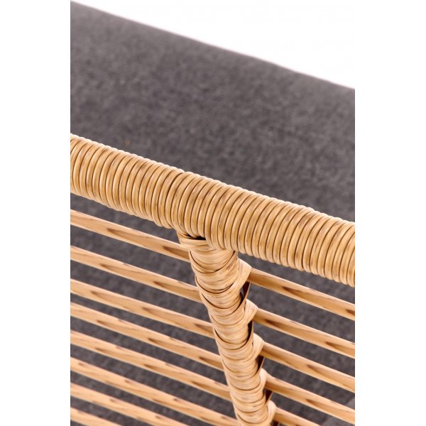 Minos 2-Sitzer-Sofa - Rattan + Fleckentferner fr Mbel