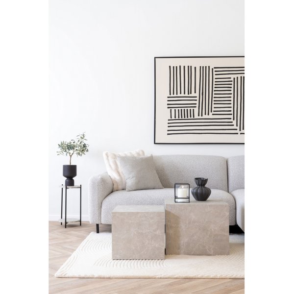 Prager Couchtisch-Set - Marmoroptik Prager Couchtisch-Set - Marmoroptik