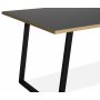 Edge 3.0 Essgruppe 190x90 cm inkl. 6 wei gelten Orust-Stegsthlen - Grau Hochdrucklaminat (HPL)
