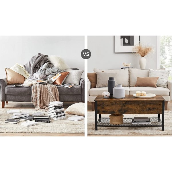 Freddie Couchtisch 100 x 55 cm - Braun/Schwarz Freddie Couchtisch 100 x 55 cm - Braun/Schwarz