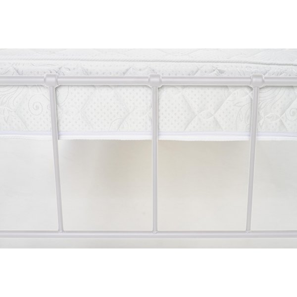 Saldus weier Bettrahmen 90x200 cm